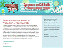 Tablet Screenshot of guthealthsymposium.com